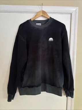 Men's Black Crewneck Sweatshirt
